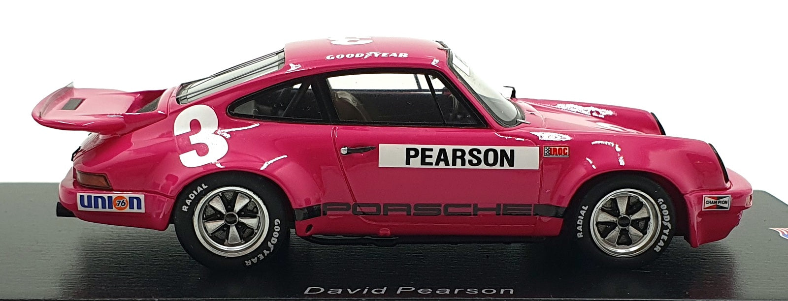 Spark 1/43 Scale US144 - Porsche RS 3.0 #5 4th IROC Daytona 1974