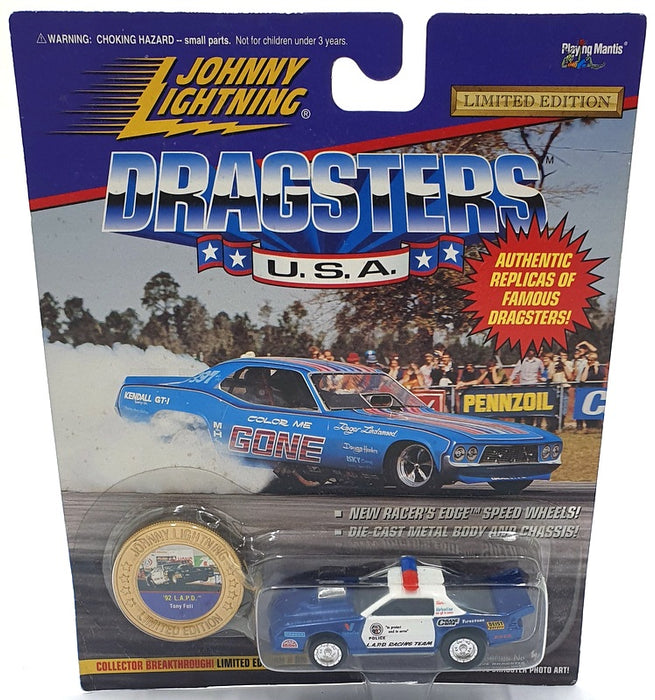 Johnny Lightning 1/64 Scale 320-100 Dragsters USA 1992 L.A.P.D. - Tony Foti