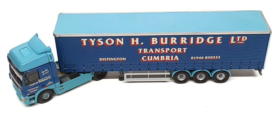 Corgi 1/50 Scale CC13603 - DAF CF Curtainside (Tyson H. Burridge Ltd) Blue