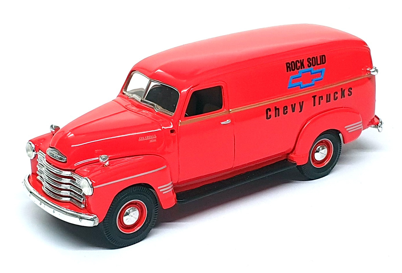 First Gear 1/34 Scale 10-1329 - 1949 Chevrolet Panel Truck Rock Solid - Red