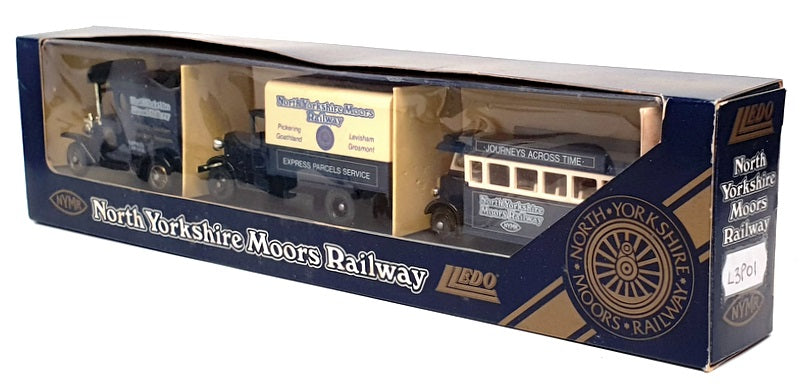 Lledo Diecast L3P01 - North Yorkshire Moors Railway 3 Piece Set