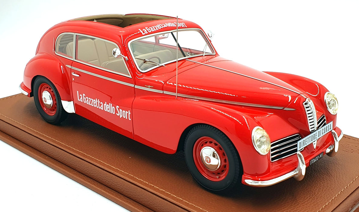 BBR 1/18 Scale BBRC1812GIV - Alfa Romeo Freccia d'Oro Sliding Roof 1949 Red