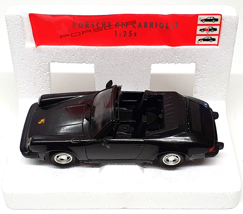 Polistil 1/25 Scale Diecast PL911B - Porsche 911 Cabriolet - Black