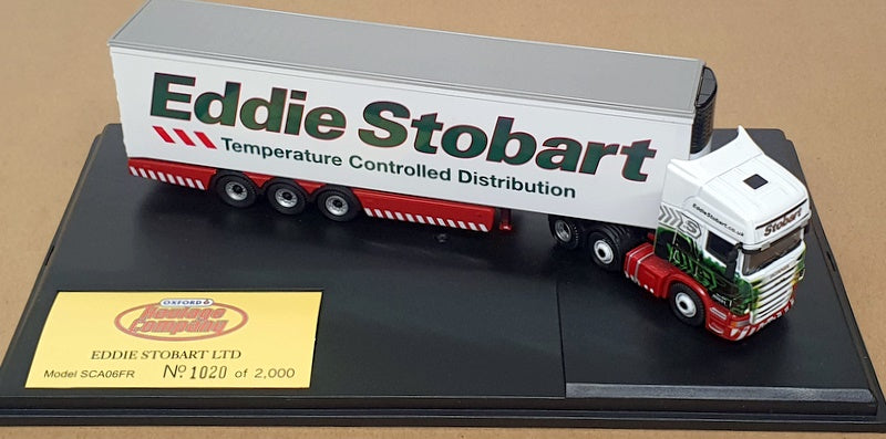 Oxford Diecast 1/76 Scale SCA06FR - Scania Fridge Trailer Truck (Stobart)