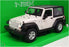 Welly NEX 1/24 Scale Diecast 22489-WH - 2007 Jeep Wrangler - White