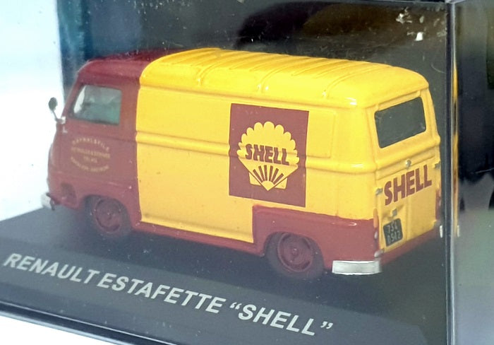 Altaya 1/43 Scale AT23625 - Renault Estafette Van Shell - Red/Yellow