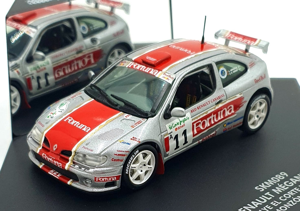 Skid 1/43 Scale SKM089 - Renault Megane Maxi #11 El Corte Ingles Rally 1998