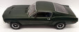 Norev 1/12 Scale 122702 - 1968 Ford Mustang Fastback Bullitt - Met. Satin Green