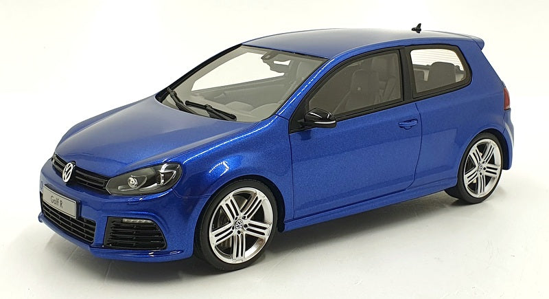 Otto Mobile 1/18 Scale Resin OT412 - 2010 Volkswagen Golf VI R - Rising Blue