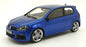 Otto Mobile 1/18 Scale Resin OT412 - 2010 Volkswagen Golf VI R - Rising Blue