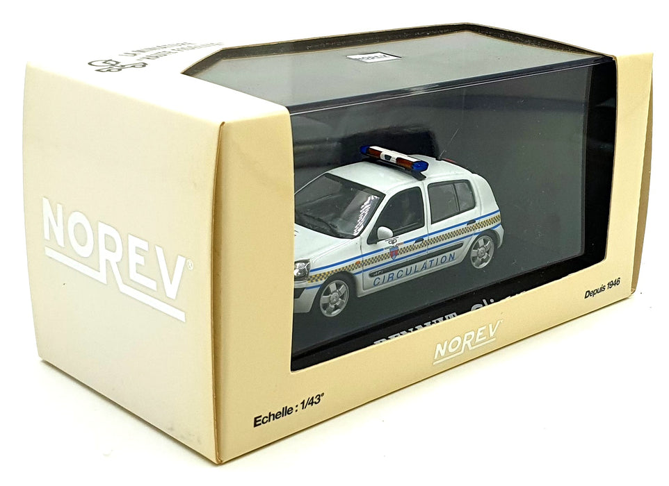 Norev 1/43 Scale 517512 - Renault Clio Police de Paris  - White