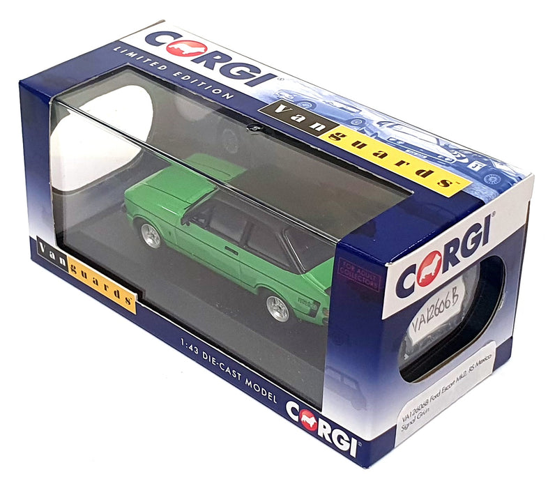 Vanguards 1/43 Scale VA12606B - Ford Escort Mk2 RS Mexico - Signal Green