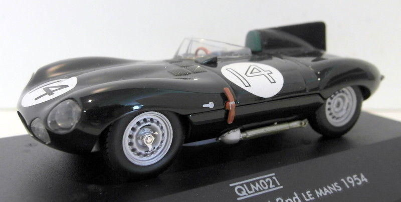 Quartzo 1/43 Scale diecast - QLM021 Jaguar D-Type 2nd Le Mans 1954 #14