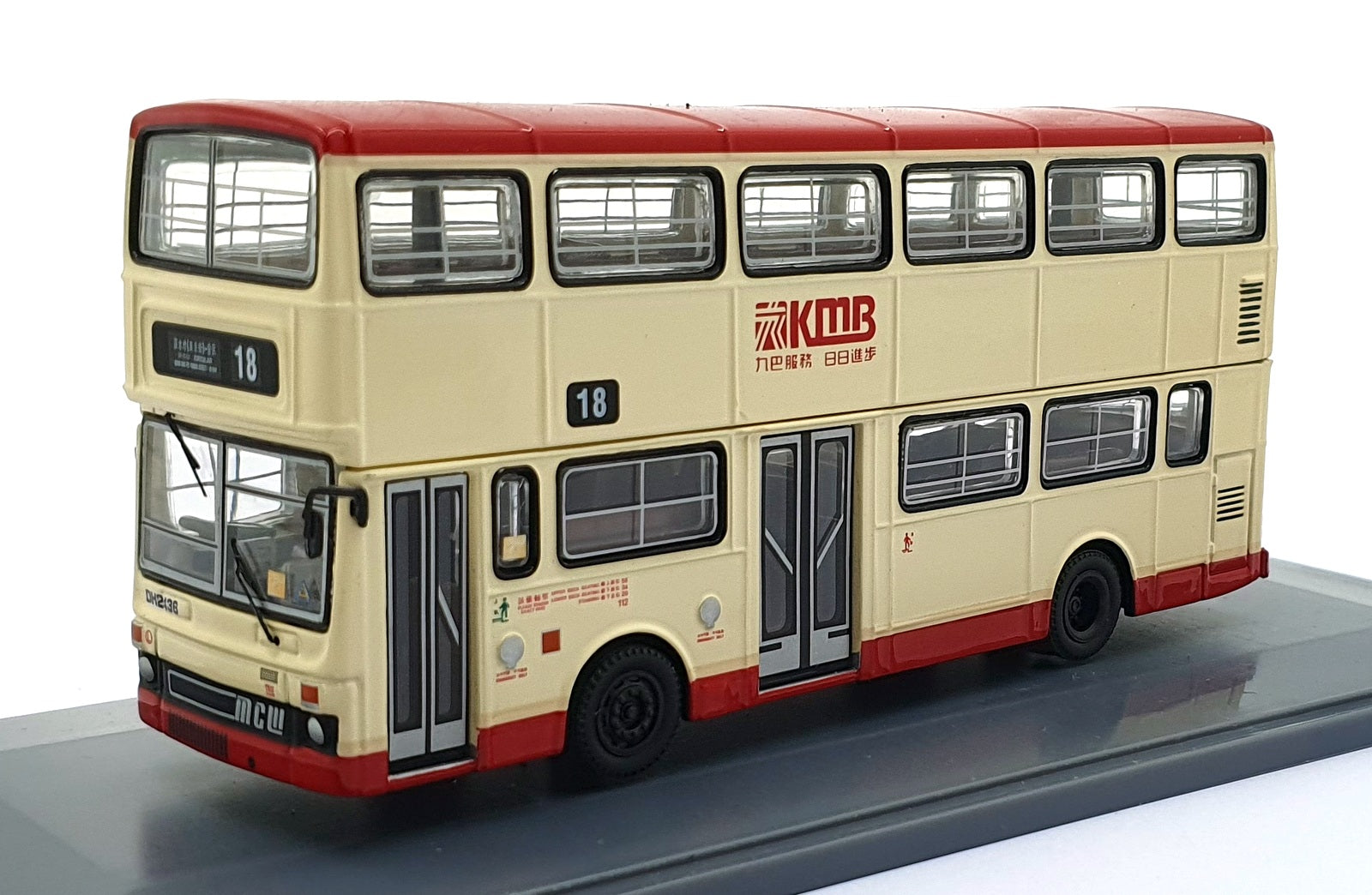 KMB 1/76 Scale OM45108 - MCW Kowloon Metrobus R18 9.7m - Cream/Red 
