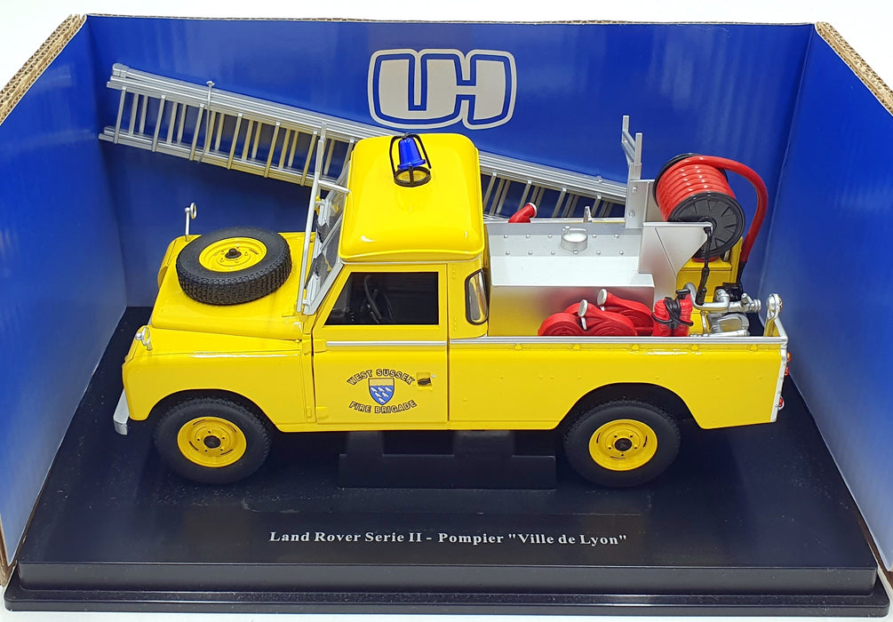 Universal Hobbies 1/18 Scale Diecast 0860 Land Rover Series 2 West Sussex Fire