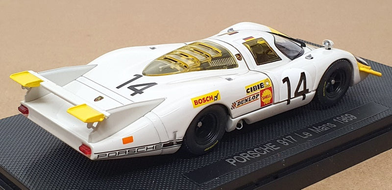 Ebbro 1/43 Scale 750 - Porsche 917 #14 Le Mans 1969 - White/Yellow
