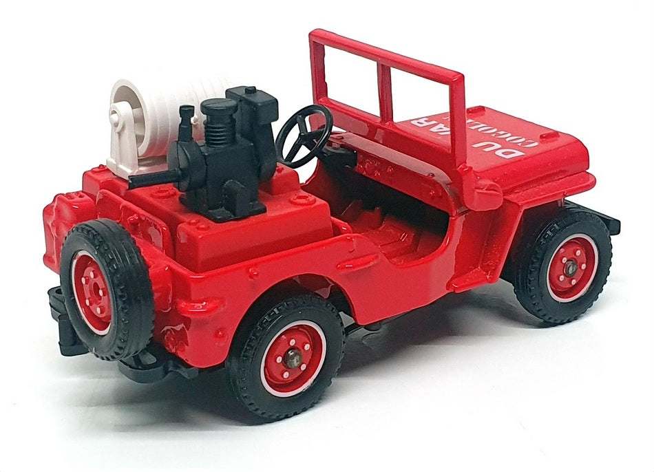 Solido Toner Gam I 1/43 Scale 2117 - 1944 Willy's Jeep Fire Engine - Red