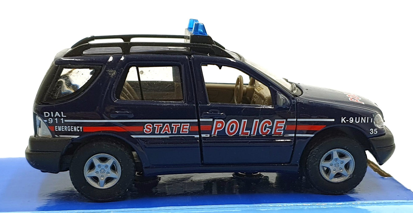 Cararama 1/43 Scale 210226F - Mercedes-Benz K-9 Unit Police Car - Blue