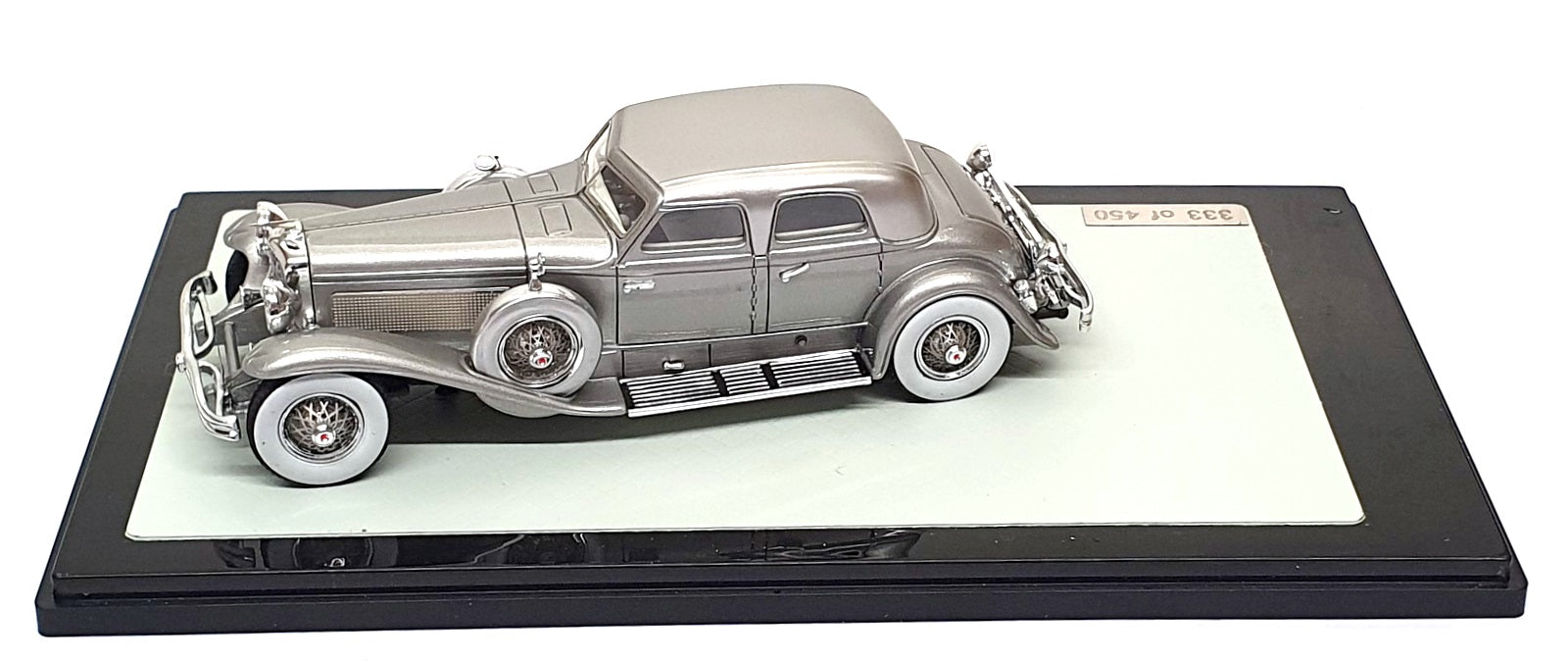 GLM 1/43 Scale GLM43106201 1933 Duesenberg SJ Rollston Arlington Torpedo Silver