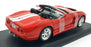 Maisto 1/18 Scale Diecast 46629 - Shelby Series One - Red/White Stripes