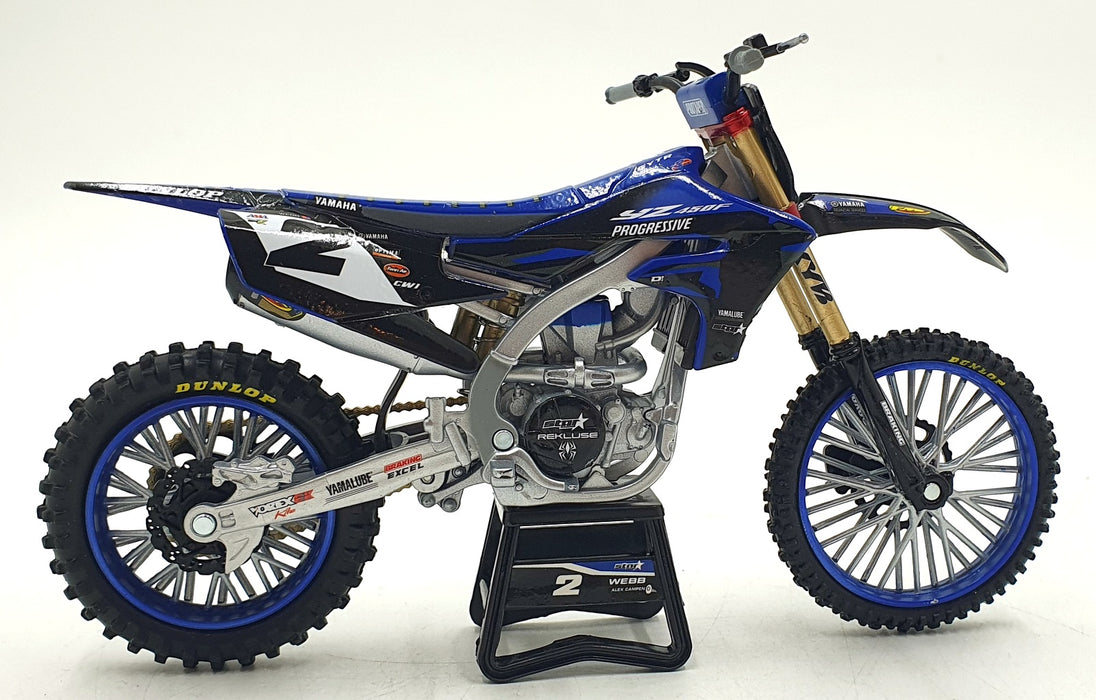 NewRay 1/12 Scale 58483 - Yamaha YZ450F #2 Motorbike - Webb