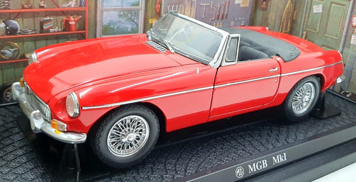 Kyosho 1/18 scale Diecast 08021R - MG MGB MK1 Roadster - Red