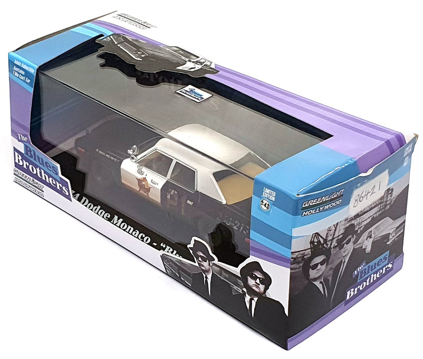 Greenlight 1/43 Scale 86421 - The Blues Brothers 1974 Dodge Monaco Bluesmobile