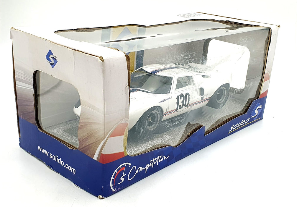 Solido 1/18 Scale S1803009 - Ford GT40 MK1 Targa Florio 1967 #130
