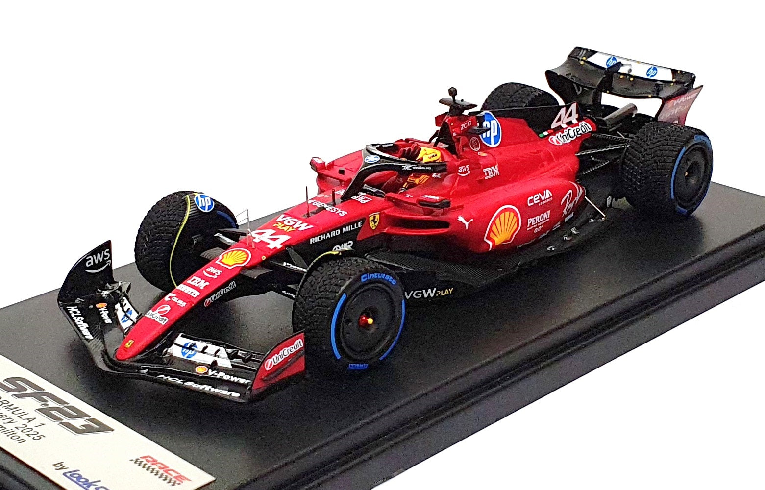 Look Smart 1/43 Scale LSF1073 - F1 Ferrari SF-23 Test Livery 2025 Lewis Hamilton