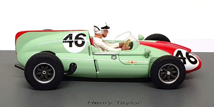 Spark 1/43 Scale S8051 - F1 Cooper T51 #46 4th French GP 1960 Henry Taylor