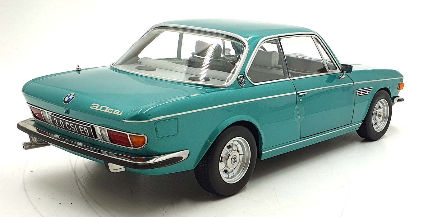 KK Scale 1/12 Scale KKDC120191 - 1971 BMW 3.0 CSi (E9) - Met. Turquoise