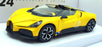 CMJ 1/24 Scale Diecast 124BMYW - Bugatti Mistral - Yellow