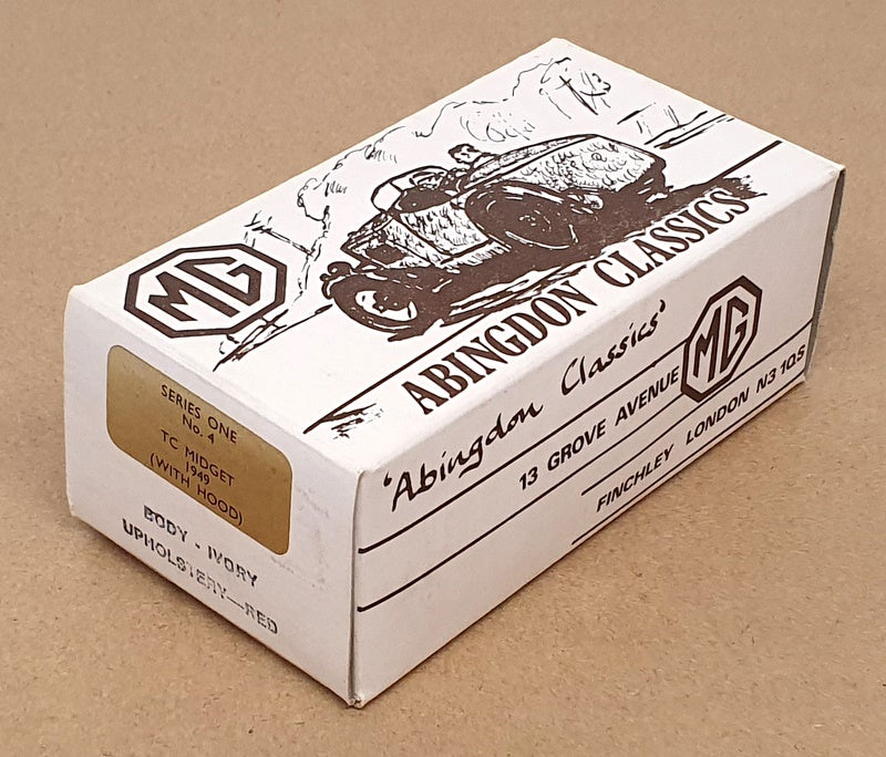 Abingdon 1/43 Scale Series 1 No. 4 - 1949 MG TC Midget - Ivory