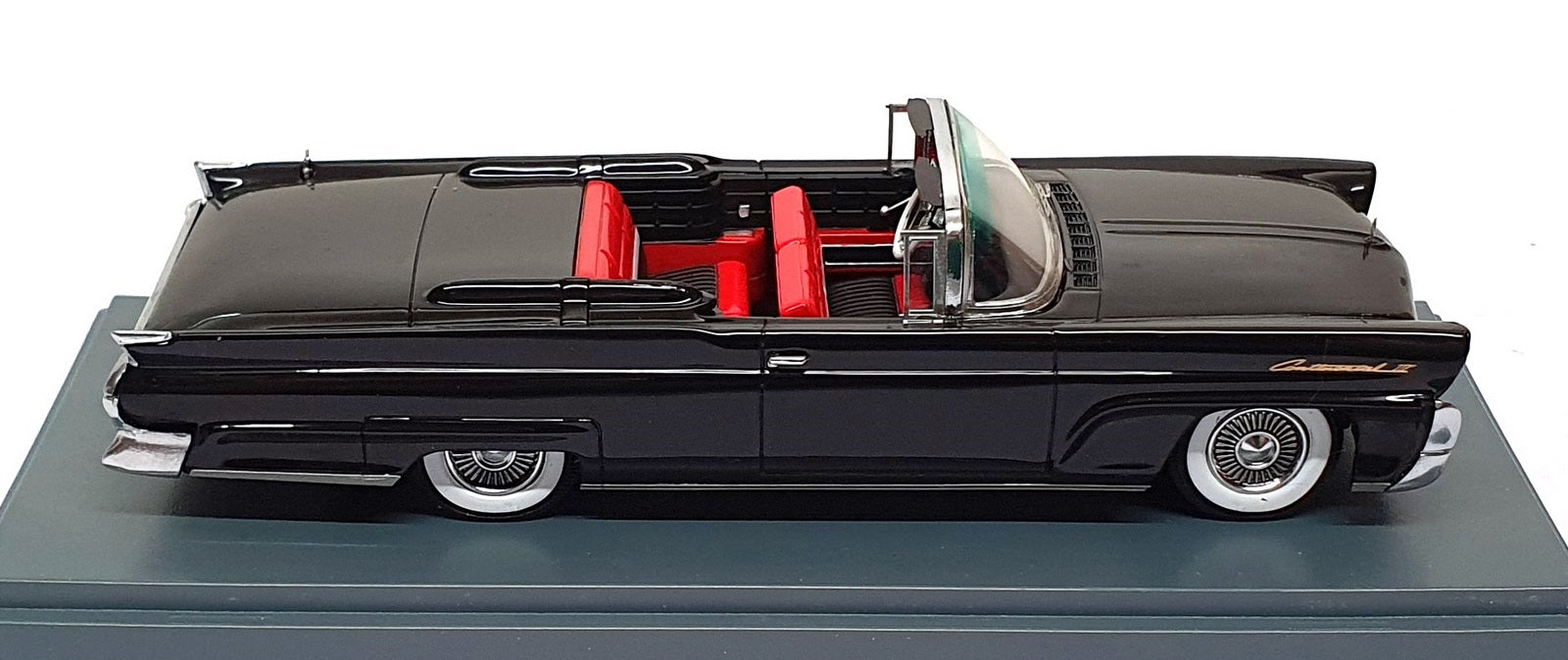 Neo 1/43 Scale NEO46110 - 1958 Lincoln Continental Mk3 Convertible - Black