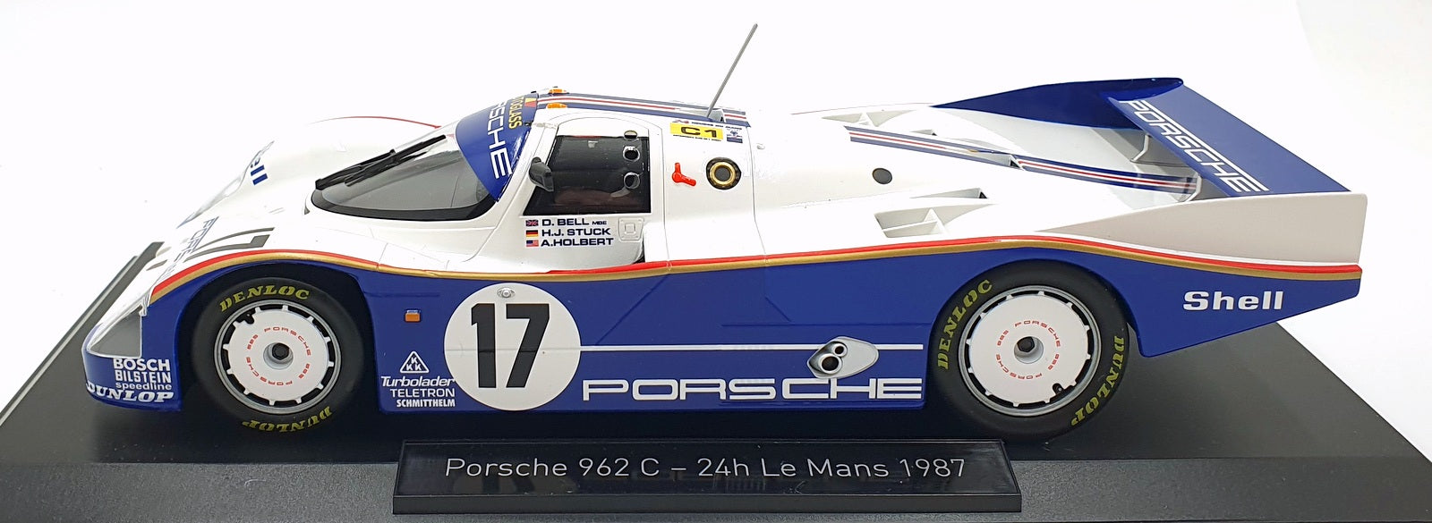 Norev 1/18 Scale Diecast 187404 - Porsche 962 C Winner 24H Le Mans 1987