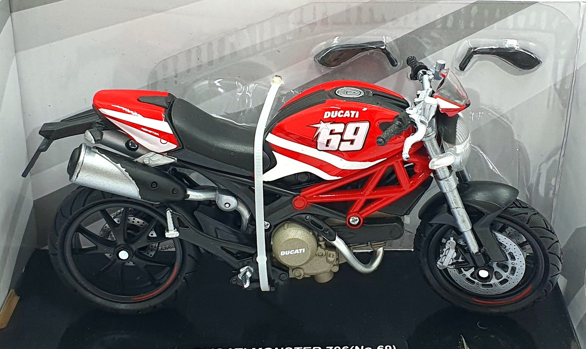 NewRay 1/12 Scale 57523R - Ducati #69 Motorbike