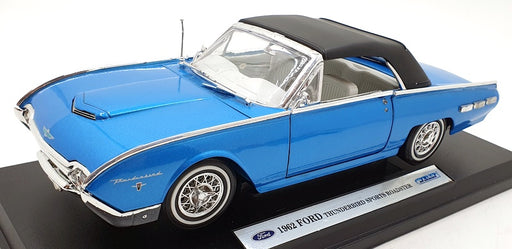 Welly 1/18 Scale Diecast 9868W - 1962 Ford Thunderbird Sports Roadster - Blue