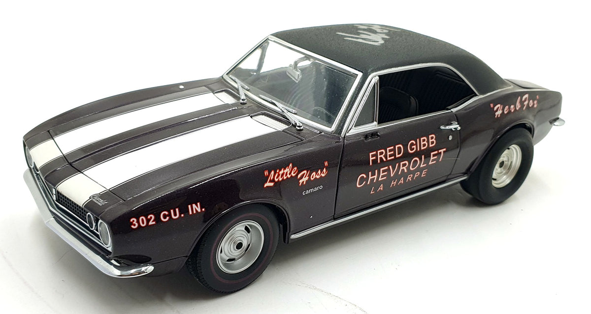 Exact Detail 1/18 Scale WCC211A - 1967 Z/28 Stock Eliminator Camaro F ...