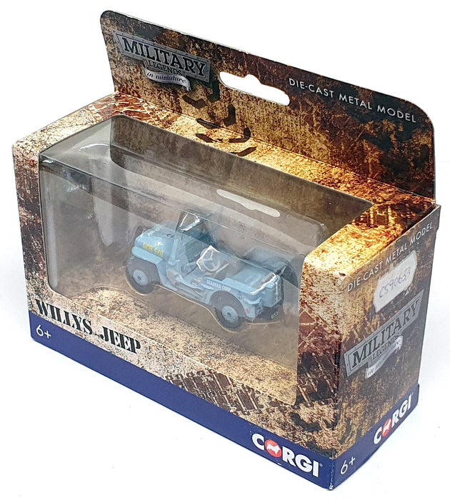 Corgi Military Legends CS90633 - Willys Jeep SeeBees US Navy - Lt. Blue