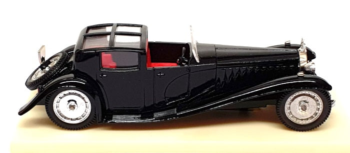 Solido 1/43 Scale Diecast 136 - 1930 Bugatti Royale - Black/Red Seats