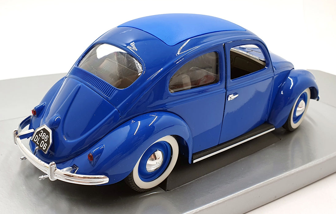 Majorette 1/18 Scale Diecast 4406 - 1958 Volkswagen Coccinelle Beetle - Blue