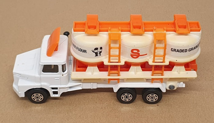 Corgi 14.5cm Long Diecast 1151 - Scania LT145 Flour Truck - White/Orange