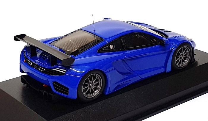 Minichamps 1/43 Scale 437 121397 - 2012 McLaren 12C GT3 - Blue