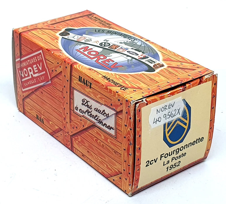 Norev 1/43 Scale 40 9562X - 1952 Citroen 2cv Van La Poste Postes - Green