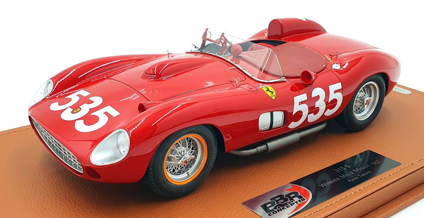 BBR 1/18 Scale Resin BBRC1807V - Ferrari 315 S Mille Miglia 1957 #535