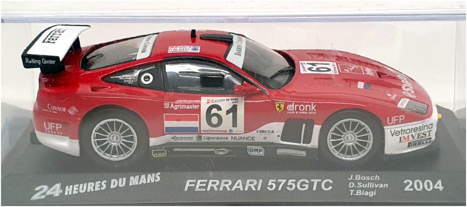 Altaya 1/43 Scale 27424J - Ferrari 575GTC #61 24h Le Mans 2004