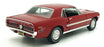 Greenlight 1/18 Scale 12820 - 1968 Ford Mustang GT 2+2 Fastback - Red