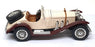 Burago 1/18 Scale 25625Q - Mercedes Benz SSK - Beige/Maroon