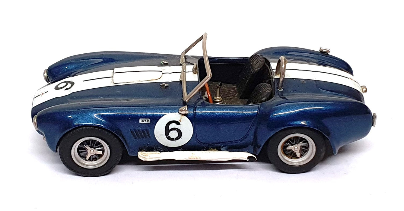 Classic Supercars 1/43 Scale 23126E - AC Cobra 427 Race Car #6 - Blue/White
