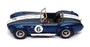 Classic Supercars 1/43 Scale 23126E - AC Cobra 427 Race Car #6 - Blue/White